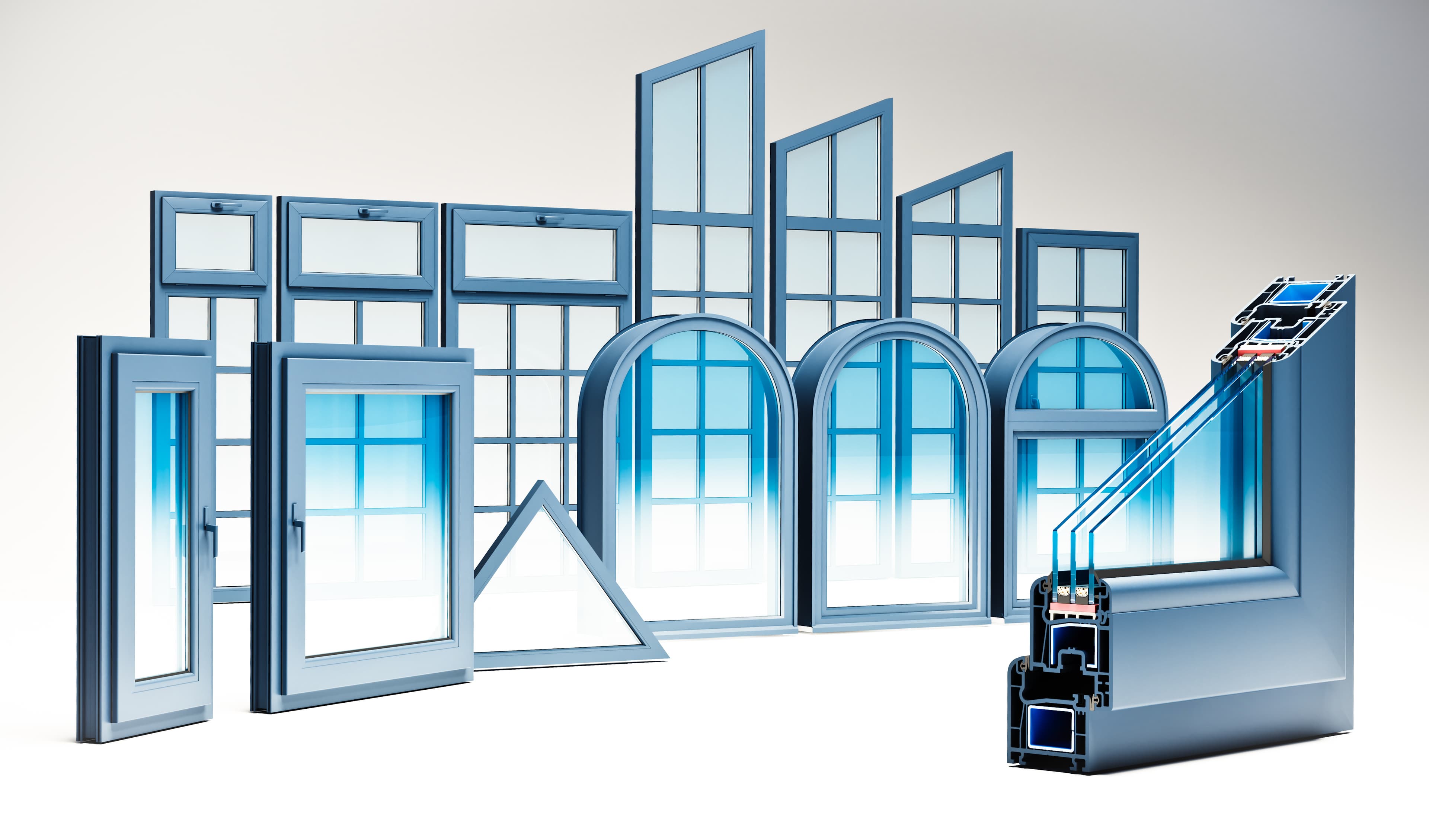 Aluminium doors and windows