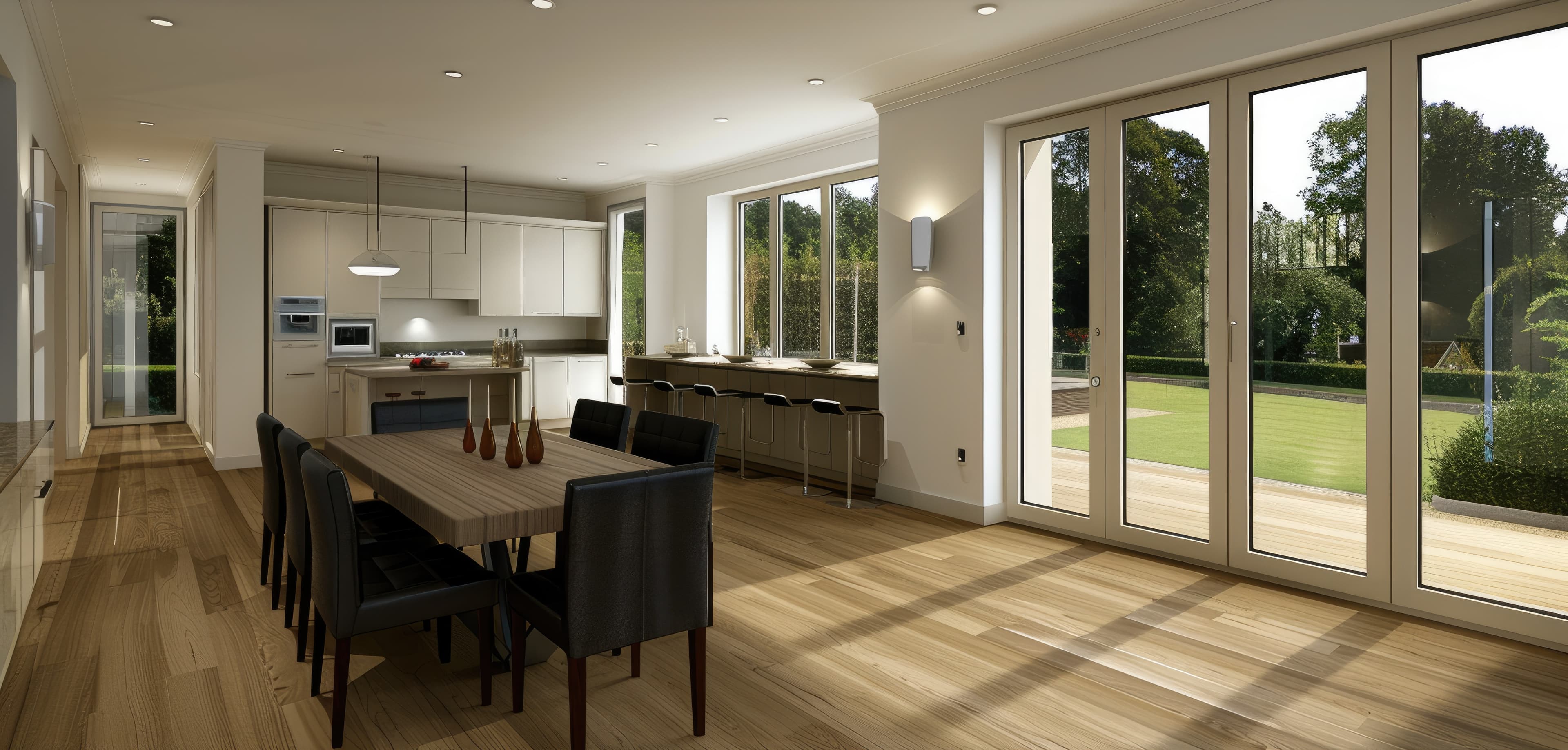 Modern uPVC windows in a beautiful home